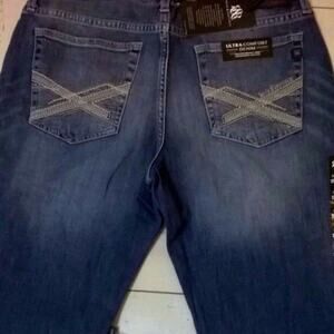 Rock & Republic Jeans Mens 30 x 30 Distressed Stretch Denim Straight Fit Hazard